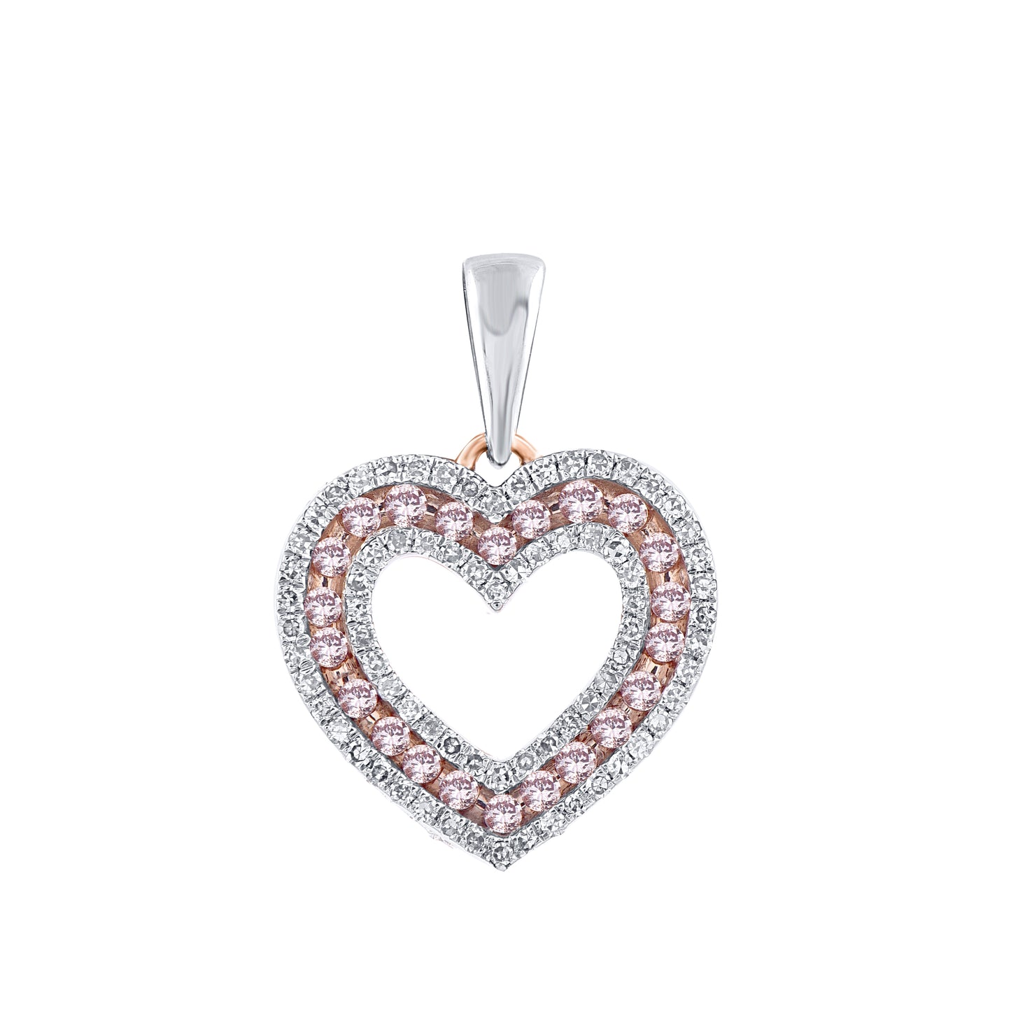 White Gold Argyle Pink Diamond Pendant