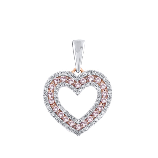 White Gold Argyle Pink Diamond Pendant